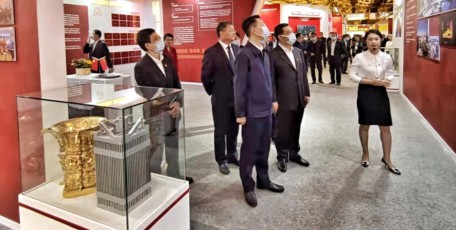 黨建領(lǐng)航結(jié)碩果 有色黨旗別樣紅　陜西有色金屬集團(tuán)精彩亮相省國(guó)資系統(tǒng)黨建成果展